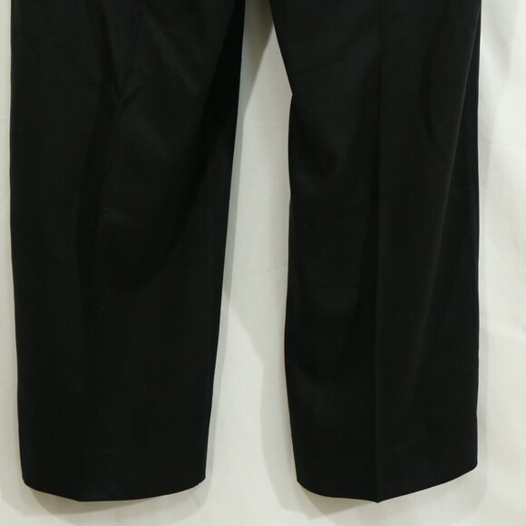 Joseph & Feiss 100% Silk Trousers | Black Dress Pants | Pleated | Men’s 38 - Picture 9 of 13